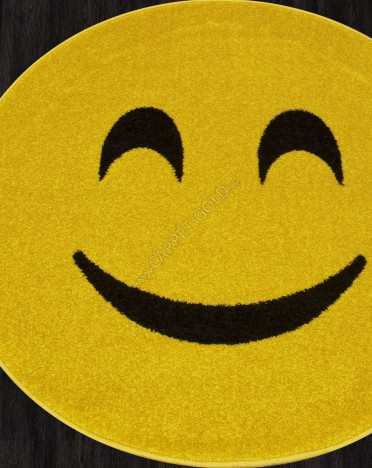 Российский ковер Меринос SMILE NC16 (Фризе, Желтый)