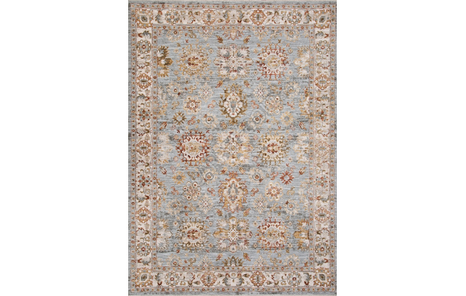 Ковер L0739A - LIGHT BLUE - Прямоугольник - коллекция MUMBAI