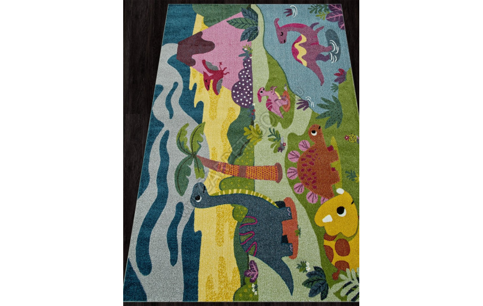 Ковер F264 - GREEN - Прямоугольник - коллекция RIO