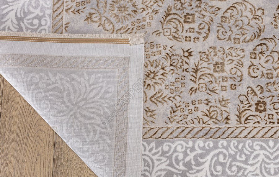 КОВРЫ ДИЗАЙН N903A ЦВЕТ WHITE / BEIGE_1Prado