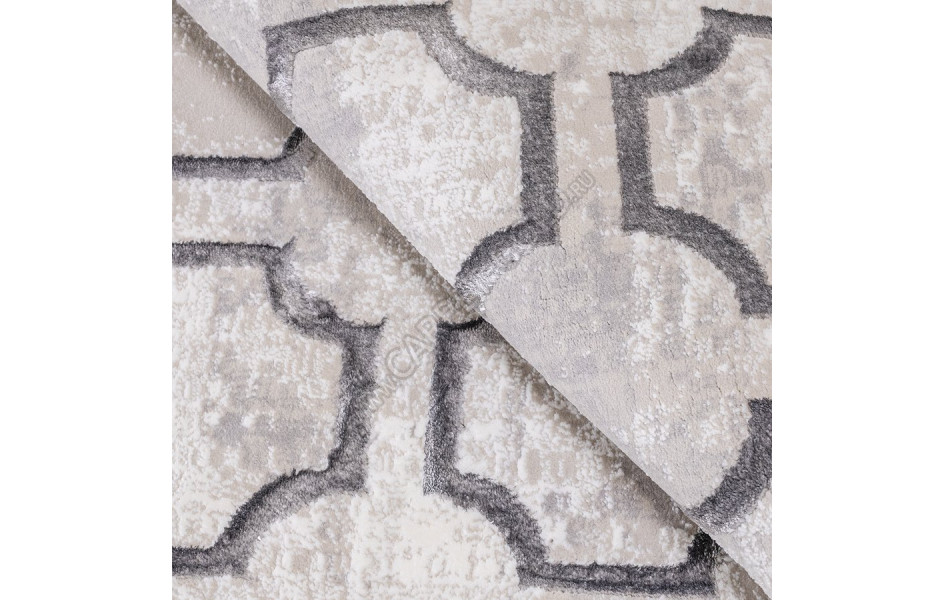 КОВРЫ ДИЗАЙН N915A ЦВЕТ SH_CREAM / GRAY2 Prado