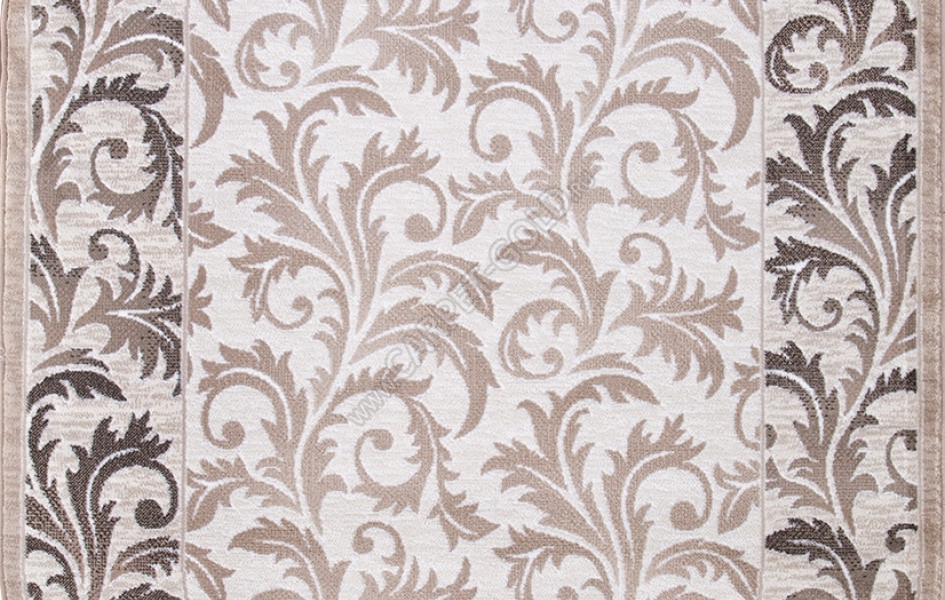 Российский ковер Valencia Delux D327 - CREAM-BROWN Овал